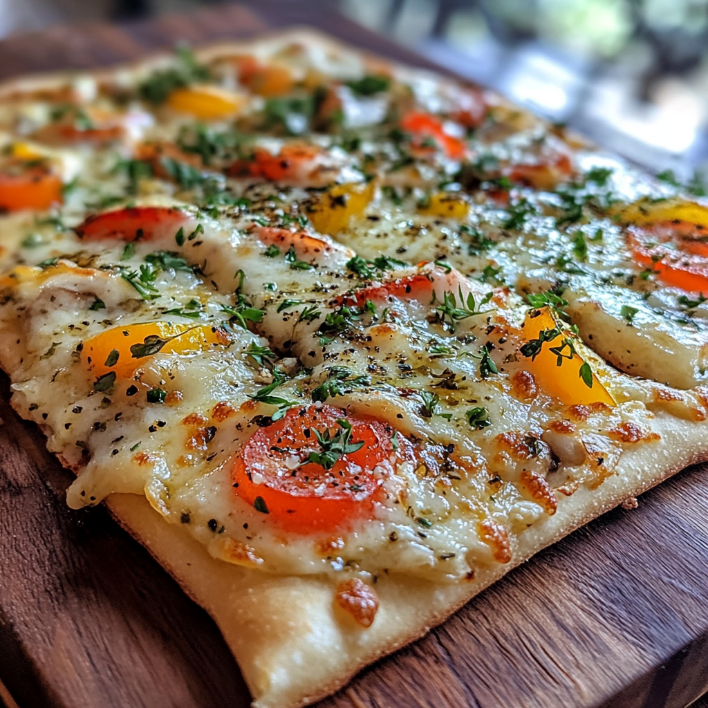 cottage cheese pizza crust with healthy toppings